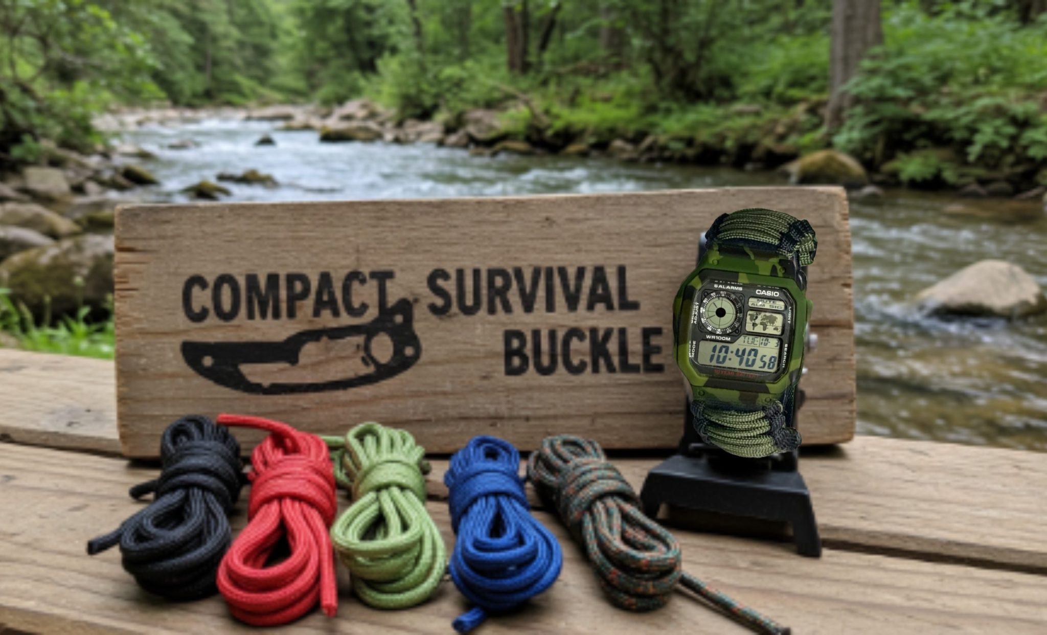 Lot Of 50 - 3/8" Curved Quick Release Buckles For Paracord Bracelets & Survival Gear